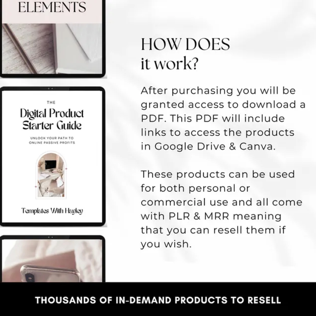 Digital Product Resell Vault, Thousands of Done-For-You Digital Products, Passive Income, Master Resell + Private Label Rights, MRR & PLR