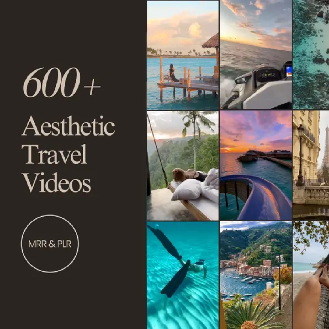 Faceless video, aesthetic video, faceless reels, luxury reels, mega reels bundle, faceless marketing, plr videos pack, mrr resell rights