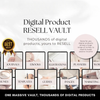 Digital Product Resell Vault, Thousands of Done-For-You Digital Products, Passive Income, Master Resell + Private Label Rights, MRR & PLR