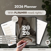 2026 digital planner, PLR Planners, MRR Digital Planner, Plr Journal, Plr Digital Product, Dfy Content, Plr Notebook, Mrr Digital Products