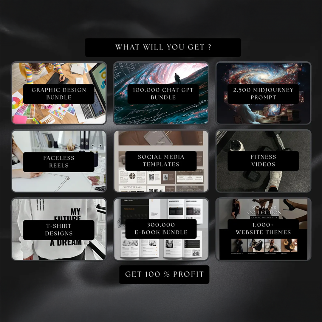 100M+ Digital Products Mega Bundle with PLR & MRR