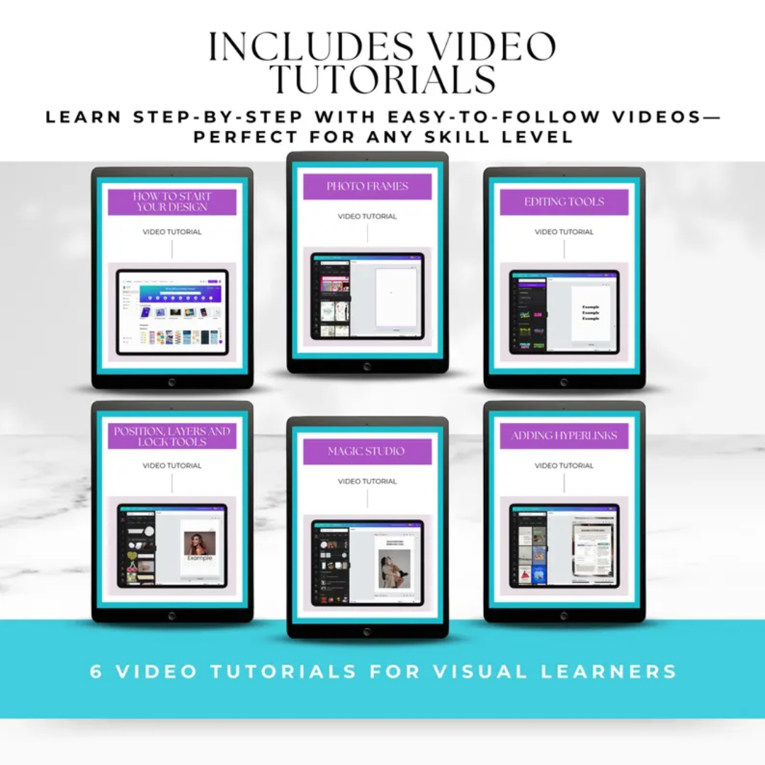 Canva Crash Course With MRR, PLR, Master Resell and Private Label Rights, How To Use Canva, Editable Template, Video Tutorials,Rebrand, DFY