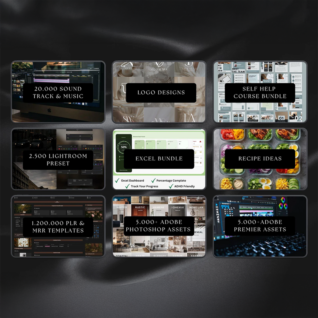 100M+ Digital Products Mega Bundle with PLR & MRR