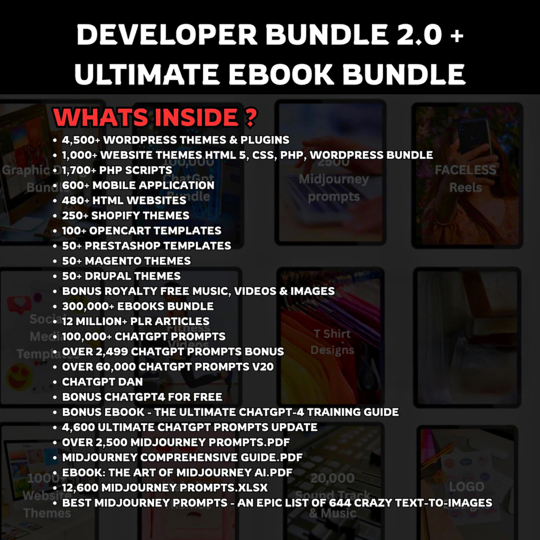 55 Million+ PLR MRR Digital Products Bundle, Ebooks, Resell, and more