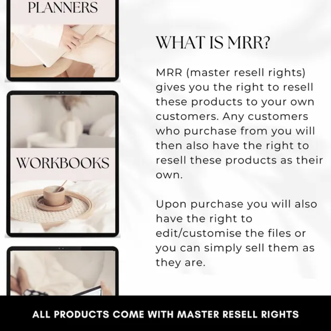 Digital Product Resell Vault, Thousands of Done-For-You Digital Products, Passive Income, Master Resell + Private Label Rights, MRR & PLR